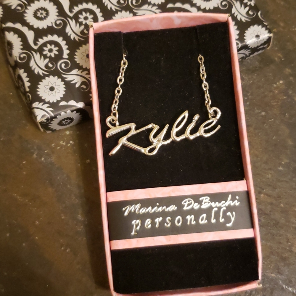 Personalized Kylie name necklace